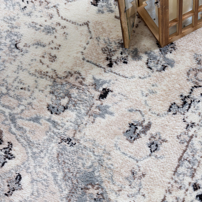 Far Grey 3x5 Area Rug