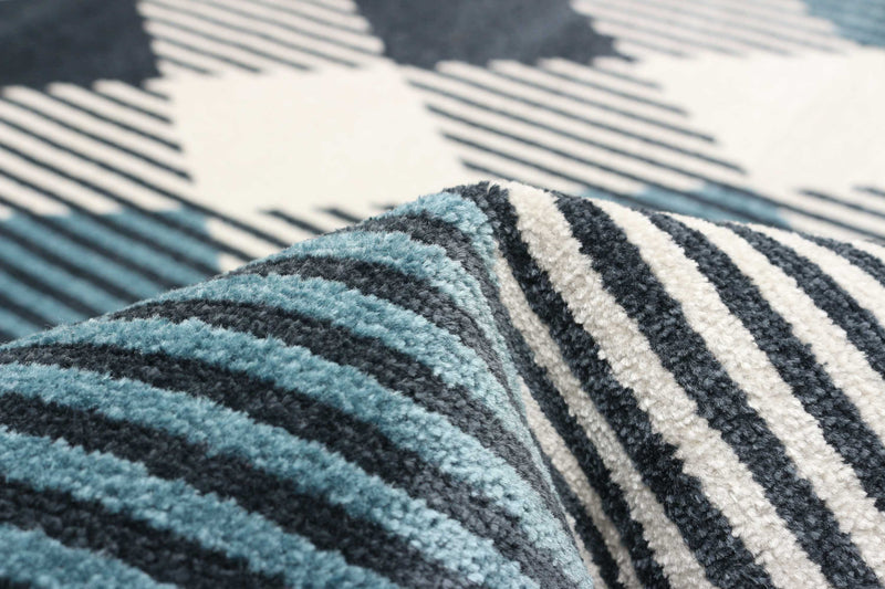 Kors Blue Machine Washable Area Rug - 8'0\" x 10'0\"