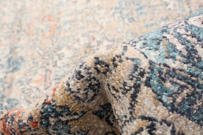 Bolivar Yalameh Blue -Grey Area Rug - 5'3\" x 7'6\"