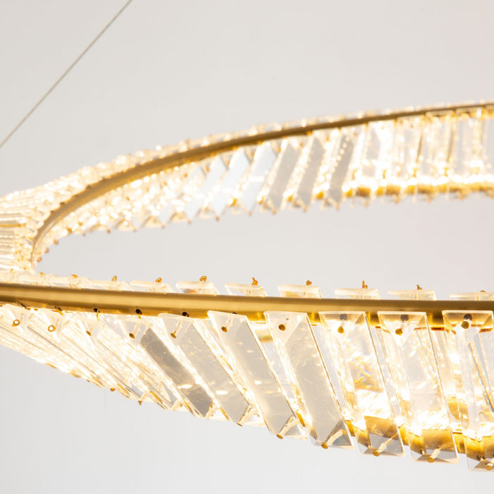 Stella 60 W LED Brushed Brass Pendant