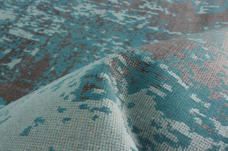Mariam Aqua 6'7\" x 9'6\" Area Rug