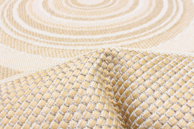 Neisha Modern Gold Rug 6'7\" X 9'6\" Area Rug