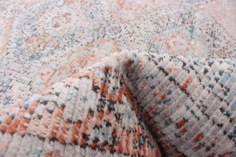Leandra Copper/blue Rug 3'11\" X 5'11\" Area Rug