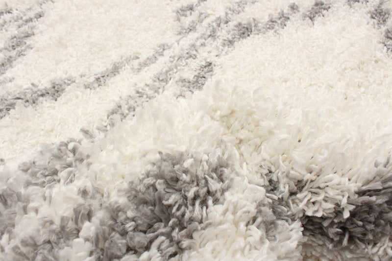 Helma Liv Cream Shag 5'3\" X 7'3\" Area Rug