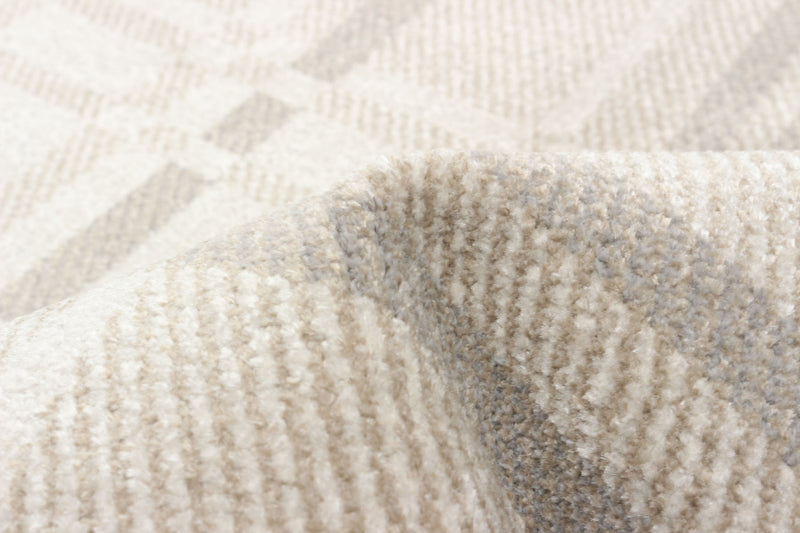 Roma Ivory Machine Washable Area Rug - 2'6\" x 8'0\"
