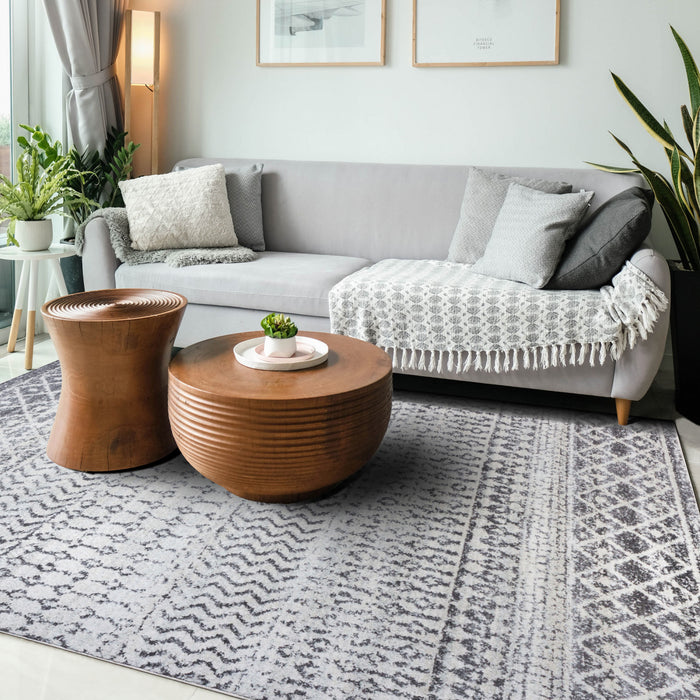 Roma Safi Grey 5x8 Area Rug