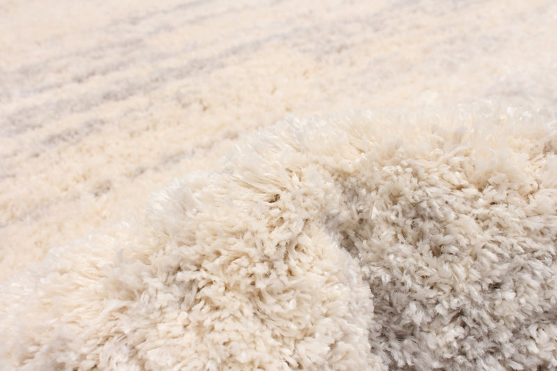 Kei Cream/Light Grey Area Rug - 3'11\" x 5'7\"