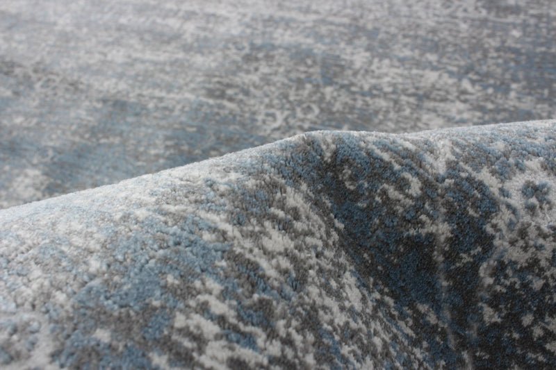 Dayna Blue, Grey Rug 8'0\" X 10'0\" Area Rug