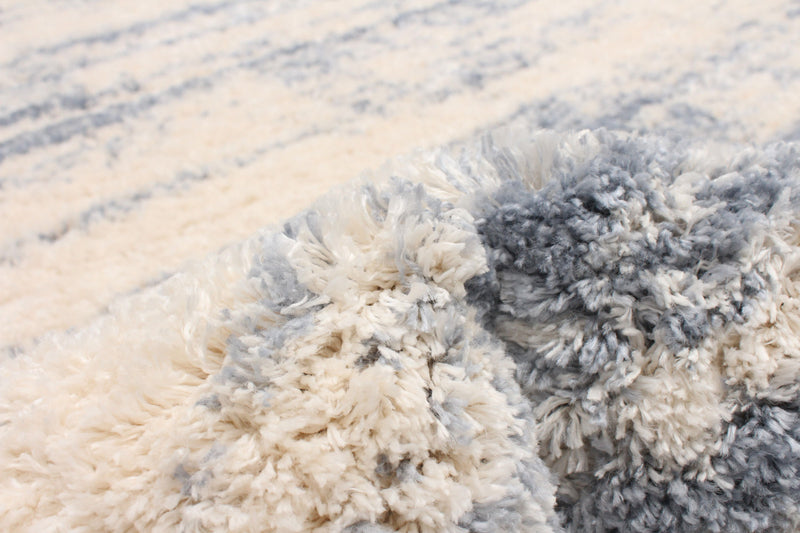 Kei Cream/Light Blue Area Rug - 3'11\" x 5'7\"