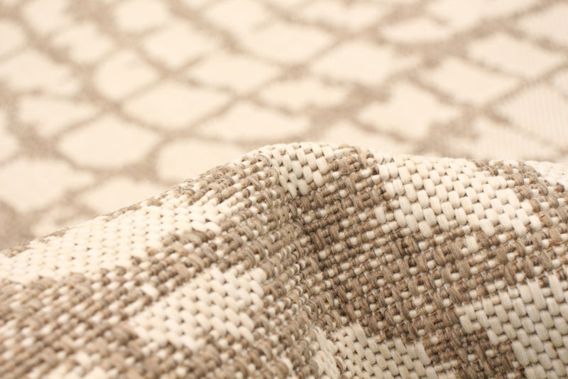 Sadie Safari Champagne-Taupe Area Rug - 7'10\" x 10'2\"
