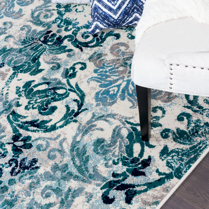 Sav Vin Flora 3x5 Area Rug