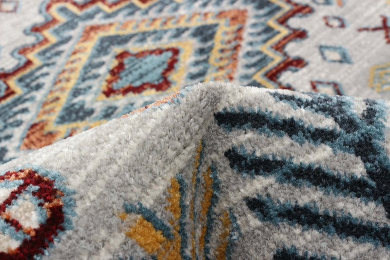 Gypsy Grey Machine Washable Area Rug - 2'6\" x 8'0\"