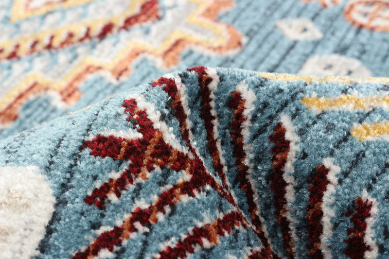 Gypsy Blue Machine Washable Area Rug - 5'0\" x 7'0\"