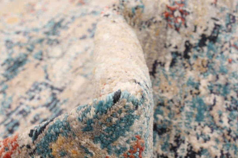 Bolivar Bijar Multi Colour Area Rug - 5'3\" x 7'6\"