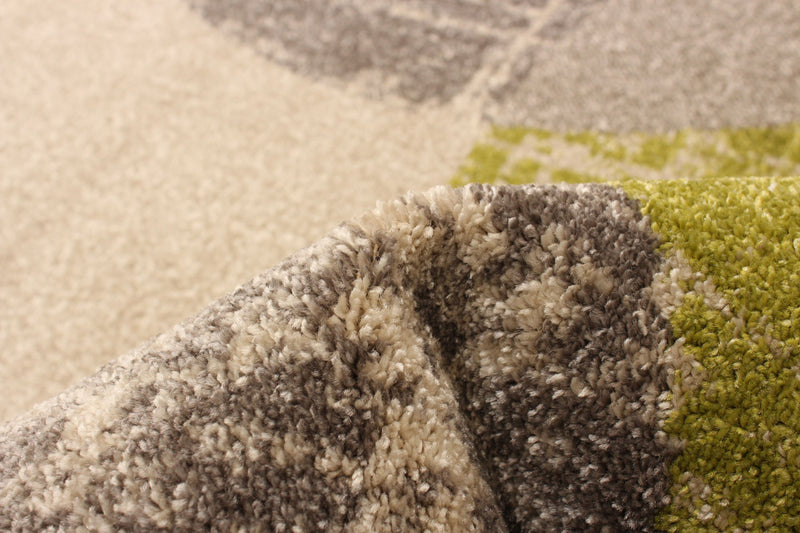 Ellegance Ivory / Green 3'11\" x 5'7\" Area Rug
