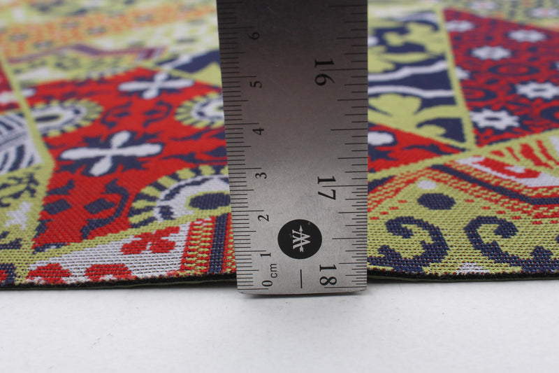 Bellezza Red-Green Area Rug - 2'2\" x 50'0\"