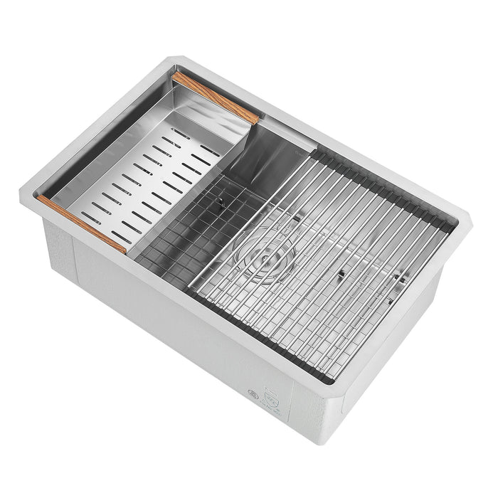 Ancona 28\" Undermount Workstation Kitchen Sink - AN-3371