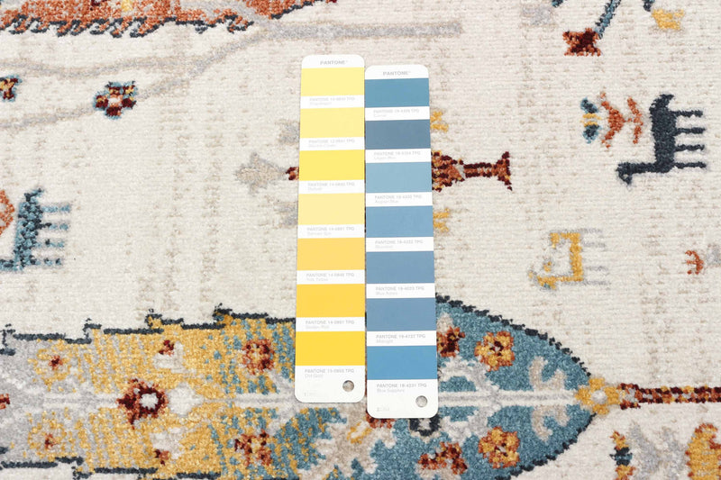 Pine Ivory Machine Washable Area Rug - 2'6\" x 8'0\"