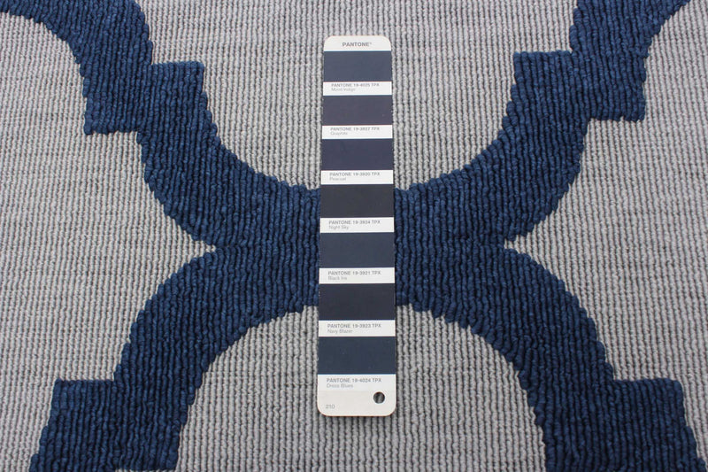 Sophie Grey-Navy Area Rug - 3'11\" x 5'7\"