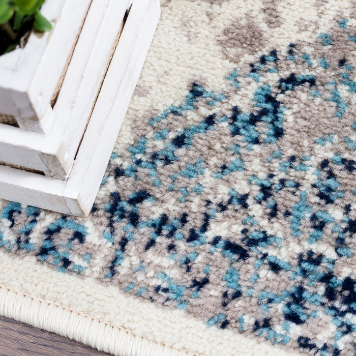 Sav Silver 3x5 Area Rug