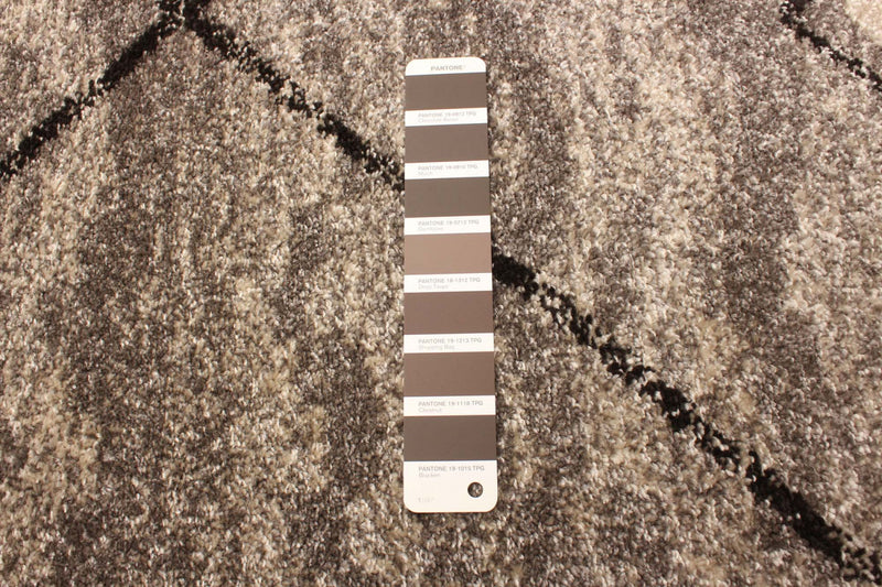 Grande Grey/Brown 6'7\" X 9'6\" Area Rug