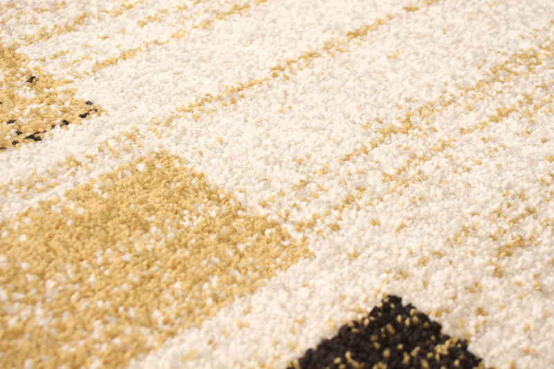 Aya Ivory-Brown Area Rug - 7'10\" x 10'2\"