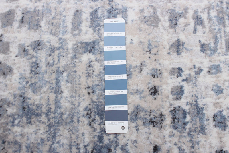 Trudel Light Blue Area Rug - 3'11\" X 5'7\" 