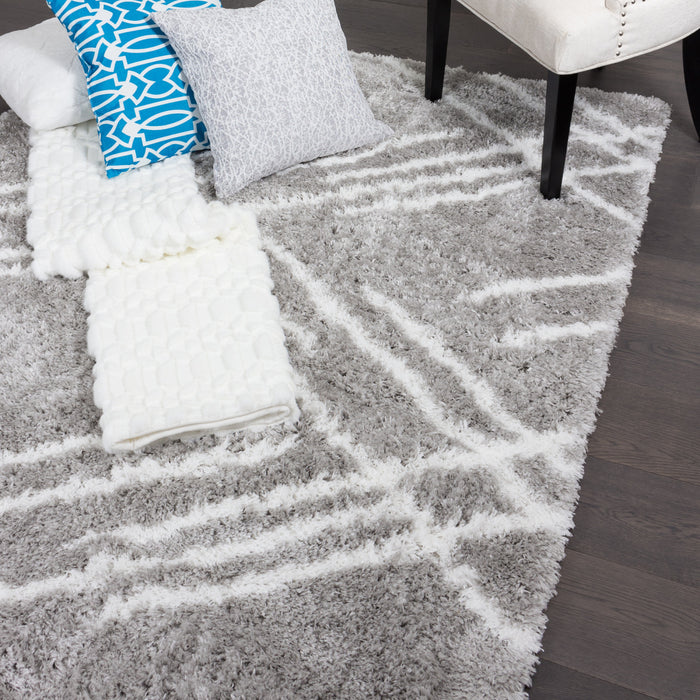 Ker Grey Lines 5x8 Area Rug