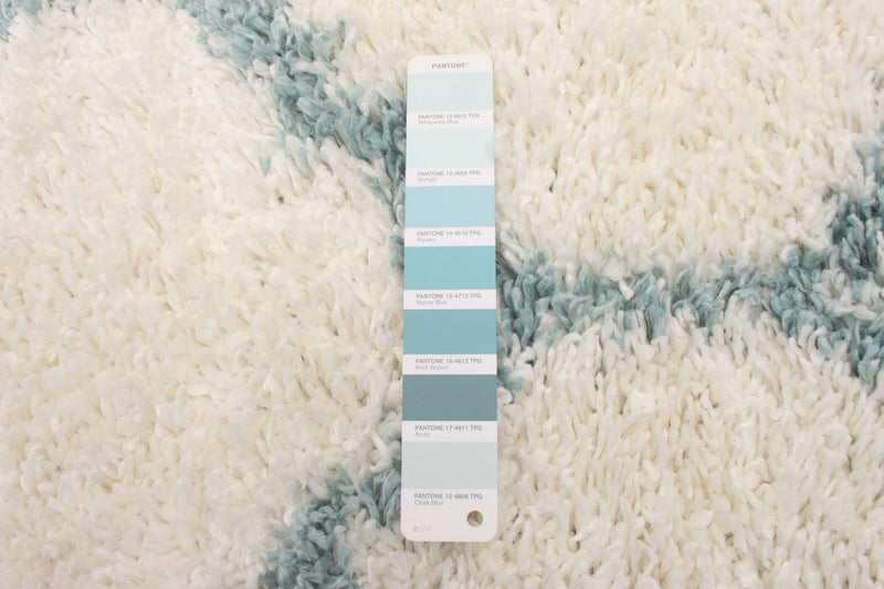 Helma Trellis Cream Shag 8'0\" X 10'0\" Area Rug