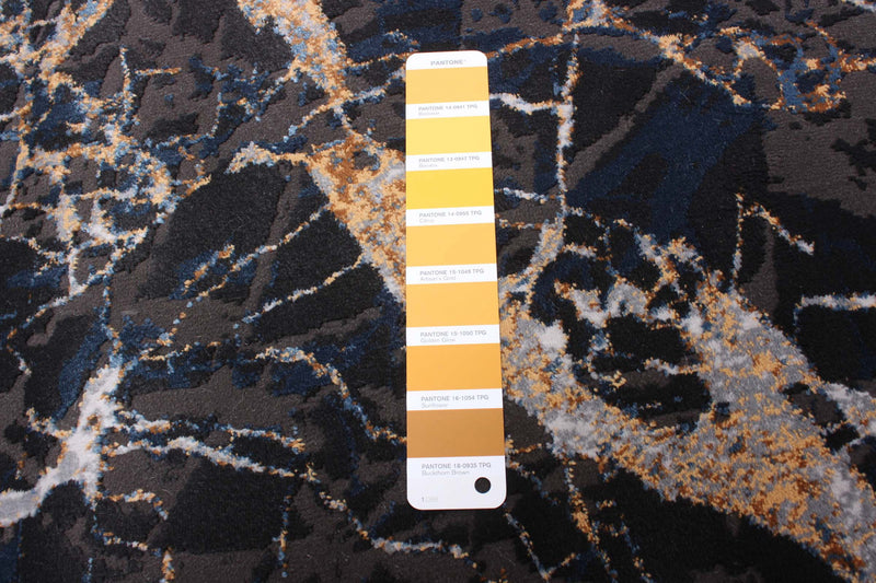 Black Marble Area Rug - 8'0\" x 10'0\"