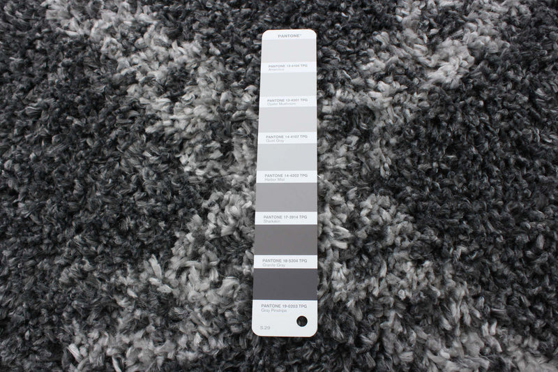 Helma Stark Dark Grey Shag 3'11\" X 5'11\" Area Rug