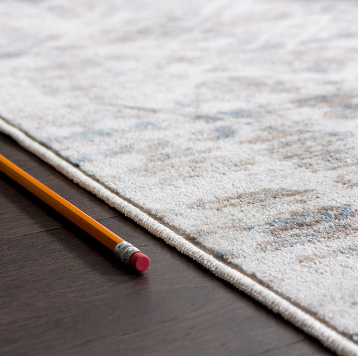 Shi Moroccan Blue 3x5 Area Rug