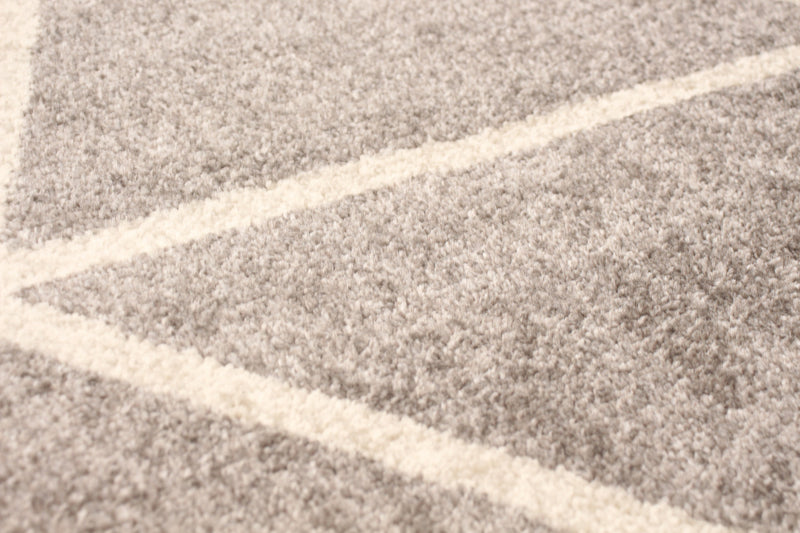 Anandi Grey-Ivory Area Rug - 3'11\" x 5'7\"