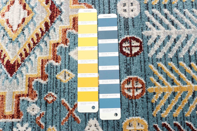 Gypsy Blue Machine Washable Area Rug - 8'0\" x 10'0\"