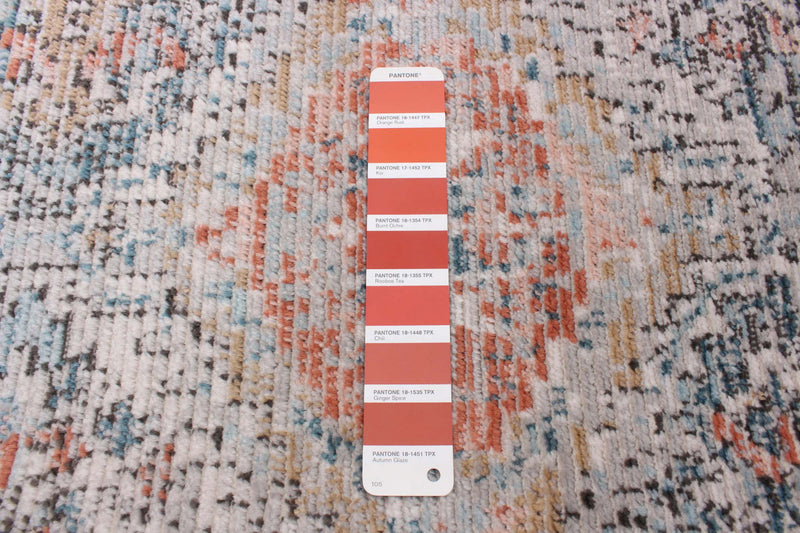 Leandra Copper/blue Rug 8'0\" X 10'0\" Area Rug