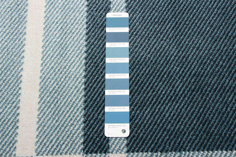 Roma Blue Machine Washable Area Rug - 6'0\" x 9'0\"