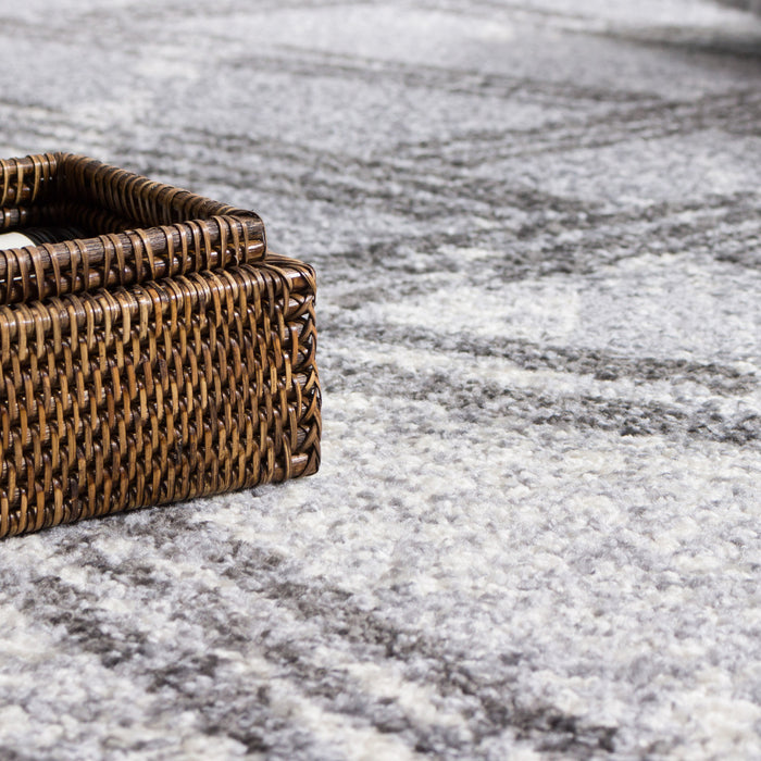 Saveh Brk Lat Grey 3x5 Area Rug