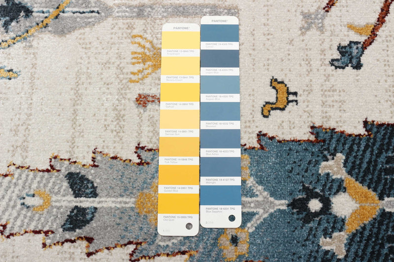 Pine Ivory Machine Washable Area Rug - 3'0\" x 5'0\"