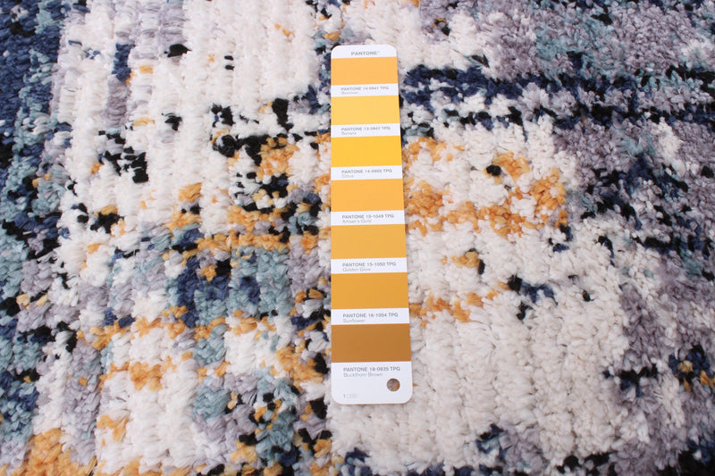 Paloma Marble Blue Area Rug - 3'11\" x 5'11\"