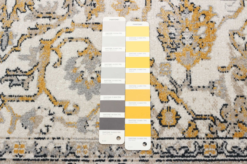 Legacy Ivory Machine Washable Area Rug - 6'0\" x 9'0\"