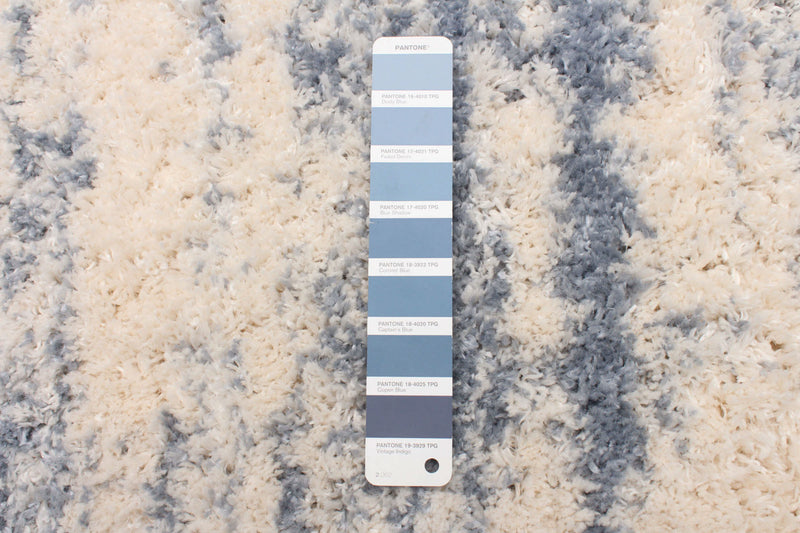 Kei Cream/Light Blue Area Rug - 3'11\" x 5'7\"
