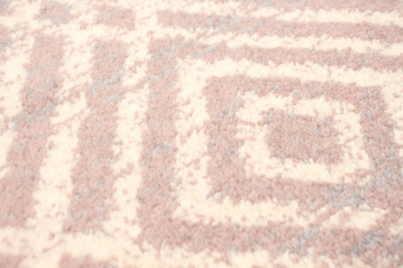 Electra Silver-Rose Area Rug - 5'3\" x 7'3\"