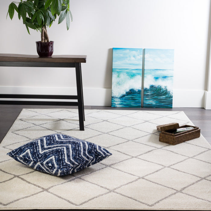 Lav Lat Basics W 3x5 Area Rug