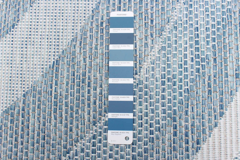 Neisha Modern Blue Rug 5'3\" X 7'3\" Area Rug