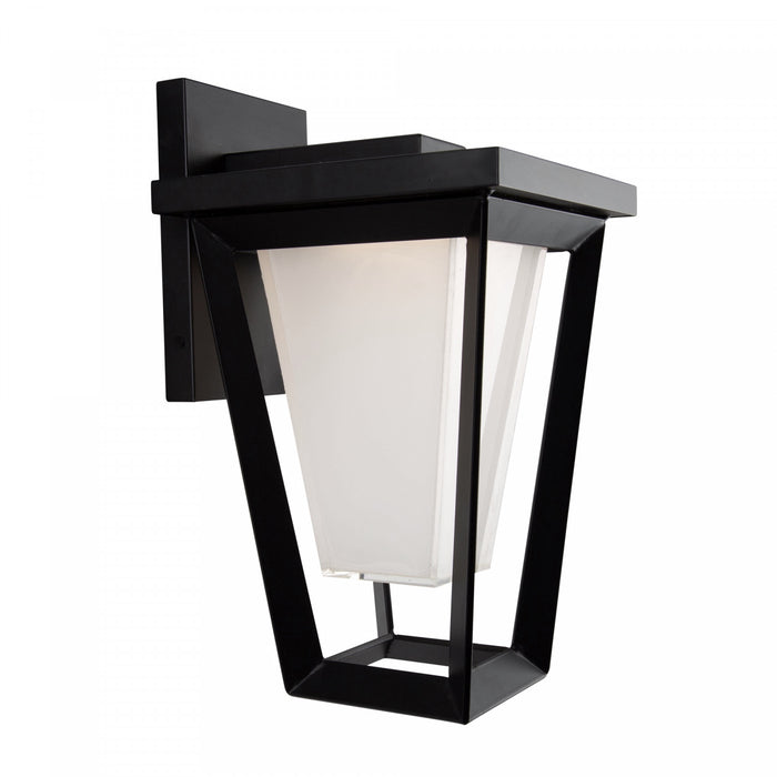 Waterbury Black 15 W LED Outdoor Wall Light