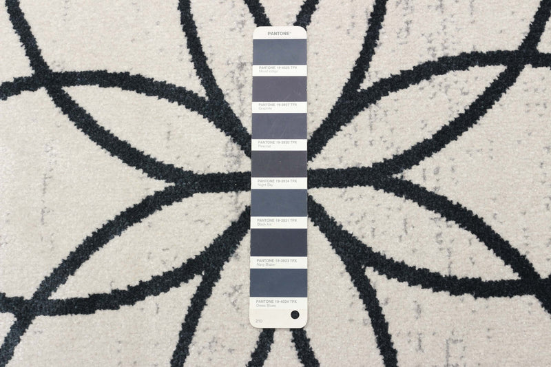 Terali Ivory Machine Washable Area Rug - 3'0\" x 5'0\"