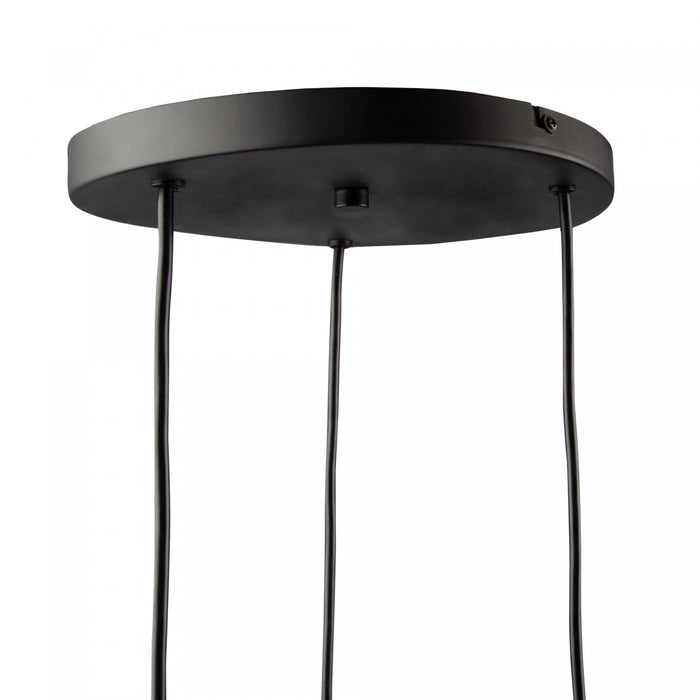Conic 3-Light Black Pendant