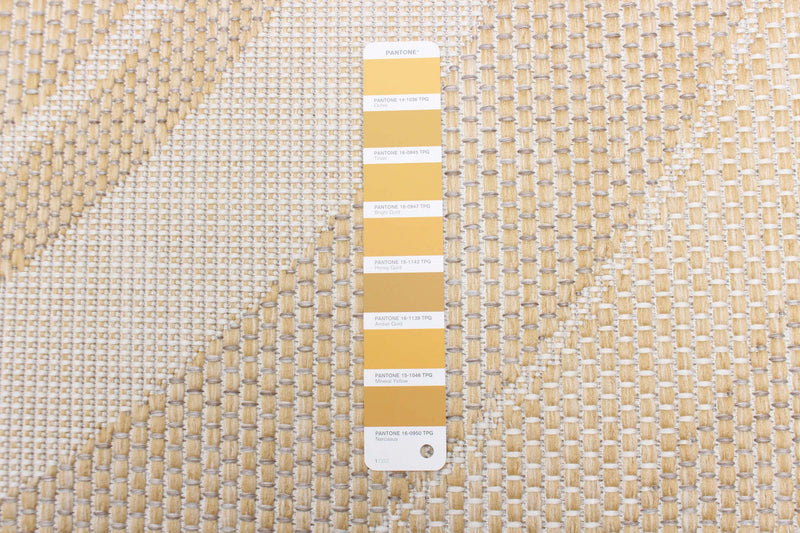 Neisha Modern Gold Rug 6'7\" X 9'6\" Area Rug