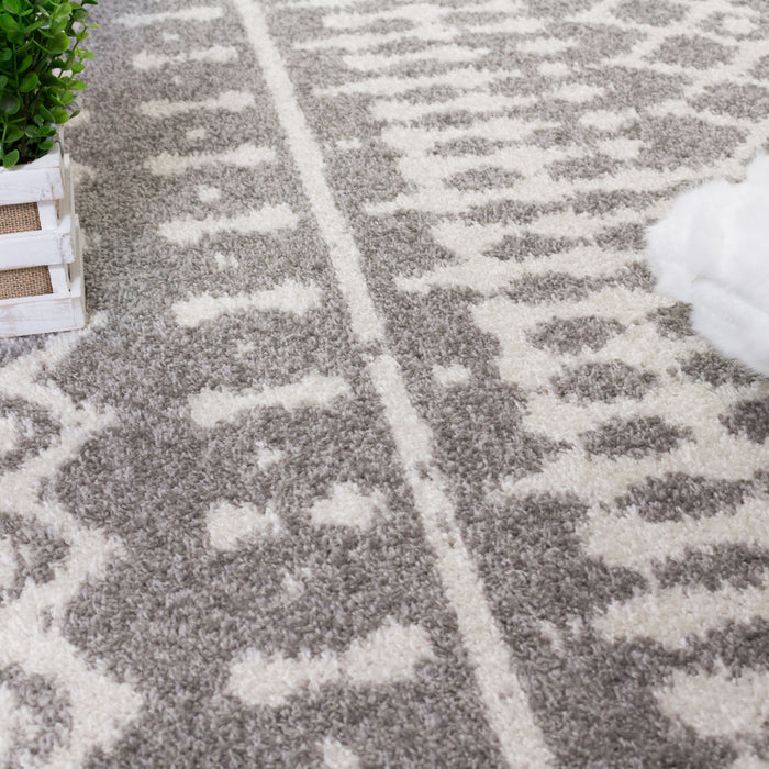 Lavan L Grey Mor 3x5 Area Rug