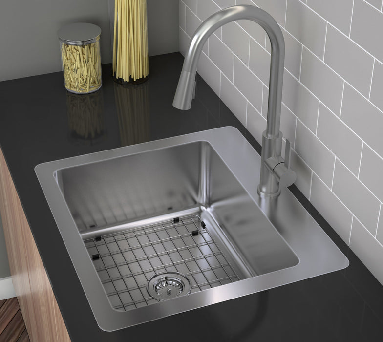 Ancona Valencia Series 25\" Compact Dual Mount Kitchen Sink - AN-3340